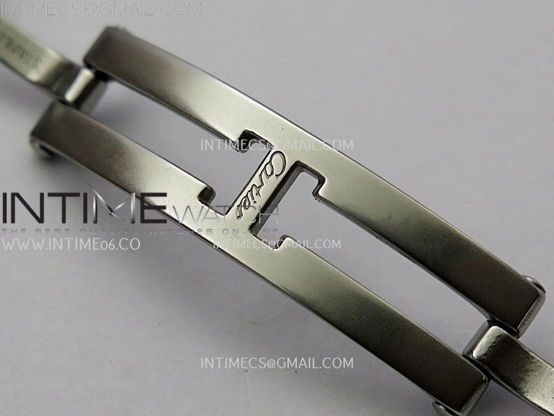 Tank Francaise Ladies 21.2mm SS 8848F 1:1 Best Edition Silver Dial on SS Bracelet Ronda Quartz V2